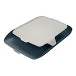 Afbeelding van Leitz 52590089 Cosy brievenbak | A4 | polystyreen | fluweel grijs | 1 stuk | LEI52590089