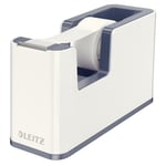 Afbeelding van Leitz 5364 WOW plakbandhouder | grijs | wit | LEI53641001