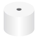 Afbeelding van Kangaro telmachinerol K-6009 | wit | 44 x 70 x 12mm | 50 rollen | KANK-6009
