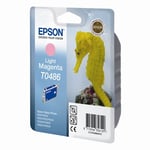 Afbeelding van Epson T0486 inktcartridge licht magenta (origineel) | EPST048640