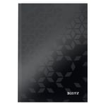 Afbeelding van Leitz 46281095 WOW schrijfblok | A5 | geruit | zwart | 90gr. | 80 vel | LEI46281095