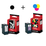 Afbeelding van Lexmark bundel 32(black) + 35(color) | LEXB-32-35