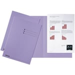 Afbeelding van Esselte inlegmap | karton | lijnbedrukking | A4 | lila | 100 stuks | ESS2113412