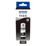 Afbeelding van Epson 114 inktfles pigment zwart (origineel) | EPSC13T07A140