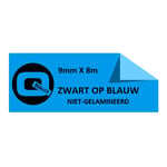 Afbeelding van Brother M-K521BZ tape zwart op blauw 9mm x 8m (huismerk) | STM-K521