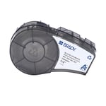 Afbeelding van Brady M21-500-581-WT tape herpositioneerbaar vinyl zwart op wit 12,70 mm (origineel) | BRAM21-500-581-WT