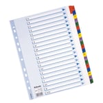 Afbeelding van Esselte 100166 A4 index | karton | A-Z | 11-gaats | ESS100166
