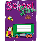 Afbeelding van Kangaro K-5518 6-3-6 schriften | A5 | gelinieerd | diverse kleuren | 36 vel | 10 stuks | KANK-5518