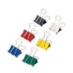 Afbeelding van Maul 2133299 papierklem | 32 mm | metaal | assorti | 12 stuks | MAU2133299