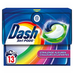 Afbeelding van Dash 3 in1 PODS Stralende Kleuren Wasmiddelcapsules | 13 wasbeurten | DA359NA9400