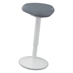 Afbeelding van Leitz 65450085 Ergo actieve kruk | verstelbaar | lichtgrijs | 110 kg | LEI65450085