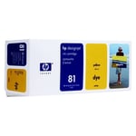 Afbeelding van HP C4933A nr. 81 inktcartridge geel (origineel) | HPC4933A