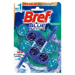 Afbeelding van Bref Toiletblok Blue Activ+ | Eucalyptus | 50 gram | 2 stuks | QC-BRE-00080