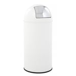 Afbeelding van EKO Push afvalbak | wit | 40 liter | EK240NA3897