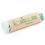 Afbeelding van Happy Sacks vuilniszakken | Composteerbaar | 30 liter | 10 stuks | QC-HS-00065