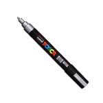 Afbeelding van POSCA PC-5M verfmarker | zilver | ronde punt | 1,8 - 2,5 mm | POSPC5MAR