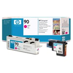Afbeelding van HP C5056A nr. 90 printkop magenta / printkopreiniger (origineel) | HPC5056A