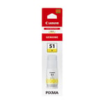 Afbeelding van Canon GI-51Y inktfles geel (origineel) | CANGI-51Y