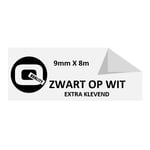 Afbeelding van Brother TZe-S221 tape zwart op wit extra klevend 9mm x 8m (huismerk) | STTZe-S221