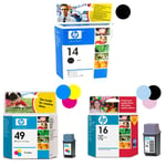 Afbeelding van HP bundel 49(tricolor) + 16(photo) + 20(black) | HPB49A16A14D