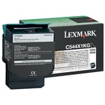 Afbeelding van Lexmark C544X1KG toner cartridge zwart (origineel) | LEXC544X1KG