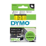 Afbeelding van DYMO S0720730 / 40918 tape zwart op geel 9mm (origineel) | 40918
