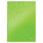 Afbeelding van Leitz 46251054 WOW schrijfblok | A4 | gelinieerd | groen | 90 gr. | 80 vel | LEI46251054