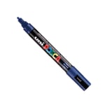 Afbeelding van POSCA PC-5M verfmarker | donkerblauw | ronde punt | 1,8 - 2,5 mm | POSPC5MBF