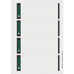 Afbeelding van Leitz 1685 printbare rugetiketten | wit | zelfklevend | breed | 61 mm x 192 mm | 100 etiketten | LEI16852085