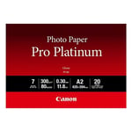 Afbeelding van Canon PT-101 pro platinum fotopapier | glanzend | A2 | 300 gr. | 20 vel | CAN2768B067