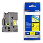 Afbeelding van Brother TZe-651 tape zwart op geel 24mm x 8m (origineel) | BROTZE651
