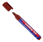Afbeelding van Edding 33 brilliant paper marker | bruin | beitelvormige punt | 1-5 mm | EDD4-33007