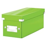 Afbeelding van Leitz 6041 WOW CD-box | PP gelamineerd hardboard | groen | LEI60410054