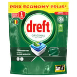 Afbeelding van Dreft All-in-One Vaatwastabletten | Original | 71 tabs | QC-DR-06273
