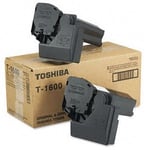 Afbeelding van Toshiba T-1600E toner cartridge zwart 2 stuks (origineel) | TOST-1600E