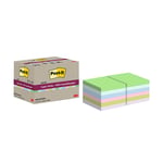 Afbeelding van 3M Post-It super sticky gerecycled | 76 x 76 mm | 12 x 70 vel | 3M7100284781