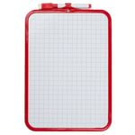Afbeelding van Kangaro K-59001 whiteboard | niet-magnetisch | blanco/ruit | 26 x 19 cm | KANK-59001