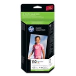 Afbeelding van HP 110 foto value pack incl. 140 vel fotopapier (origineel) | HPQ8898AE