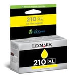 Afbeelding van Lexmark 14L0177E nr. 210XL inktcartridge geel hoge capaciteit (origineel) | LEX14L0177E