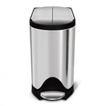 Afbeelding van Simplehuman pedaalemmer | Code R | 10 liter | zilver | SI699NA6665