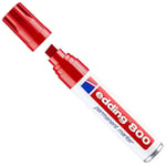 Afbeelding van Edding 800 permanent marker | rood | beitelvormige punt | 4-12 mm | EDD4-800002