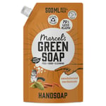 Afbeelding van Marcel's Green Soap handzeep navulling | Sandelhout en Kardemon | 500 ml | QC-MAR-00042