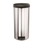 Afbeelding van Simplehuman pedaalemmer | Code H | zilver/zwart | 30 liter | SI699NA7069