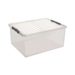 Afbeelding van Sunware Q-line opbergdoos | transparant | 120 liter (tweede kans) | TK-SUN83300609