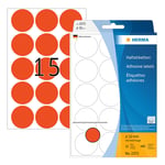Afbeelding van Herma 2272 markeringspunten | 32 mm | rood | 480 etiketten | HER2272