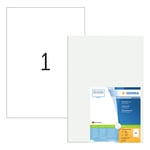 Afbeelding van Herma Premium 8692 permanent hechtende etiketten | A3 | 297 x 420 mm | wit | 100 etiketten | HER8692