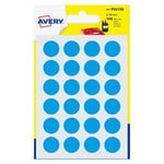 Afbeelding van Avery Zweckform PSA15R markeringspunten | 15 mm | blauw | 168 etiketten | AVEAV-PSA15B