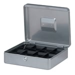 Afbeelding van Maul 5611495 stalen geldkist | metaal | zilver | met slot | MAU5611495