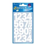 Afbeelding van Avery Zweckform 3787 etiketten | 0-9 | wit | groot | 28 etiketten | AVE3787