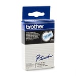 Afbeelding van Brother TC-591 tape zwart op blauw 9mm x 7,7m (origineel) | BROTC-591